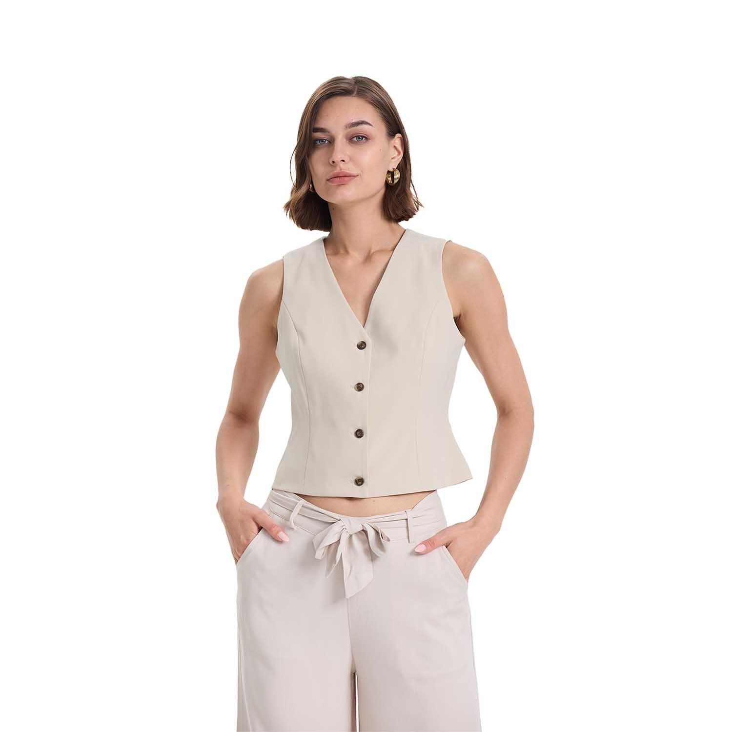 Blazer Mujer Tipo Gillette Abotonado Arena Fashion's Park-0