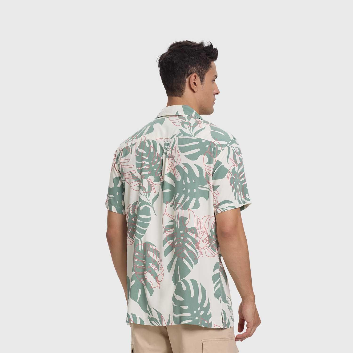 Camisa Hombre Guayabera Tropical Beige Fashion's Park-2