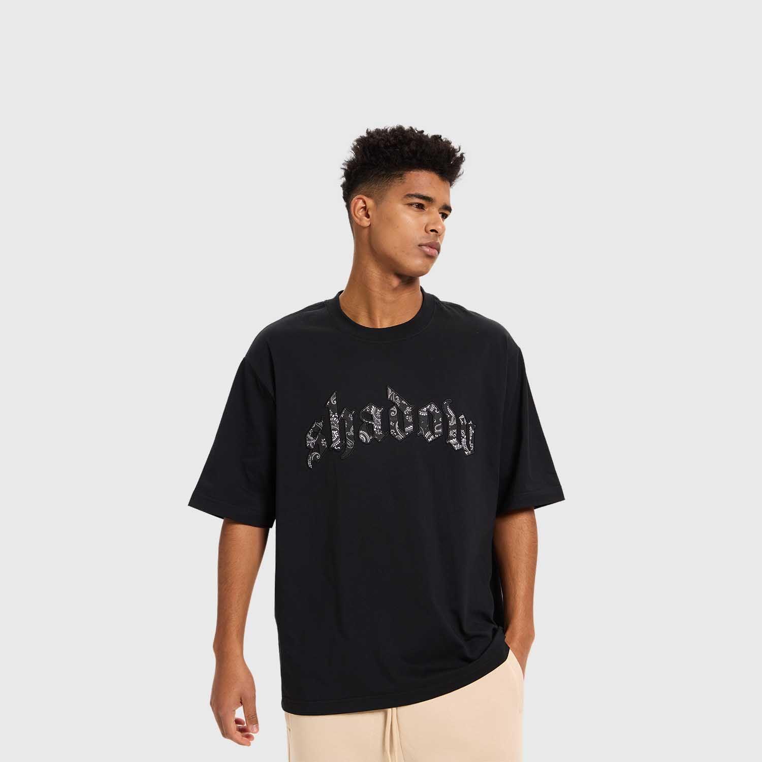 Polera Hombre Bordado Negro Fashion's Park-1