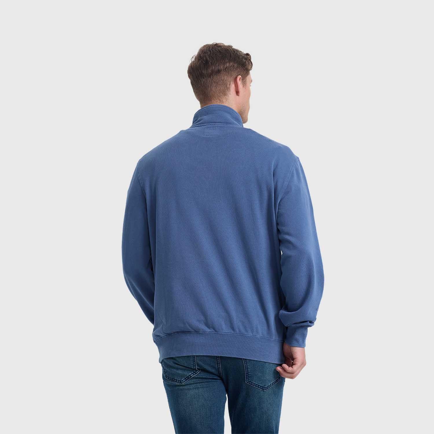 Polerón Hombre Half Zipper Celeste Fashion's Park-2