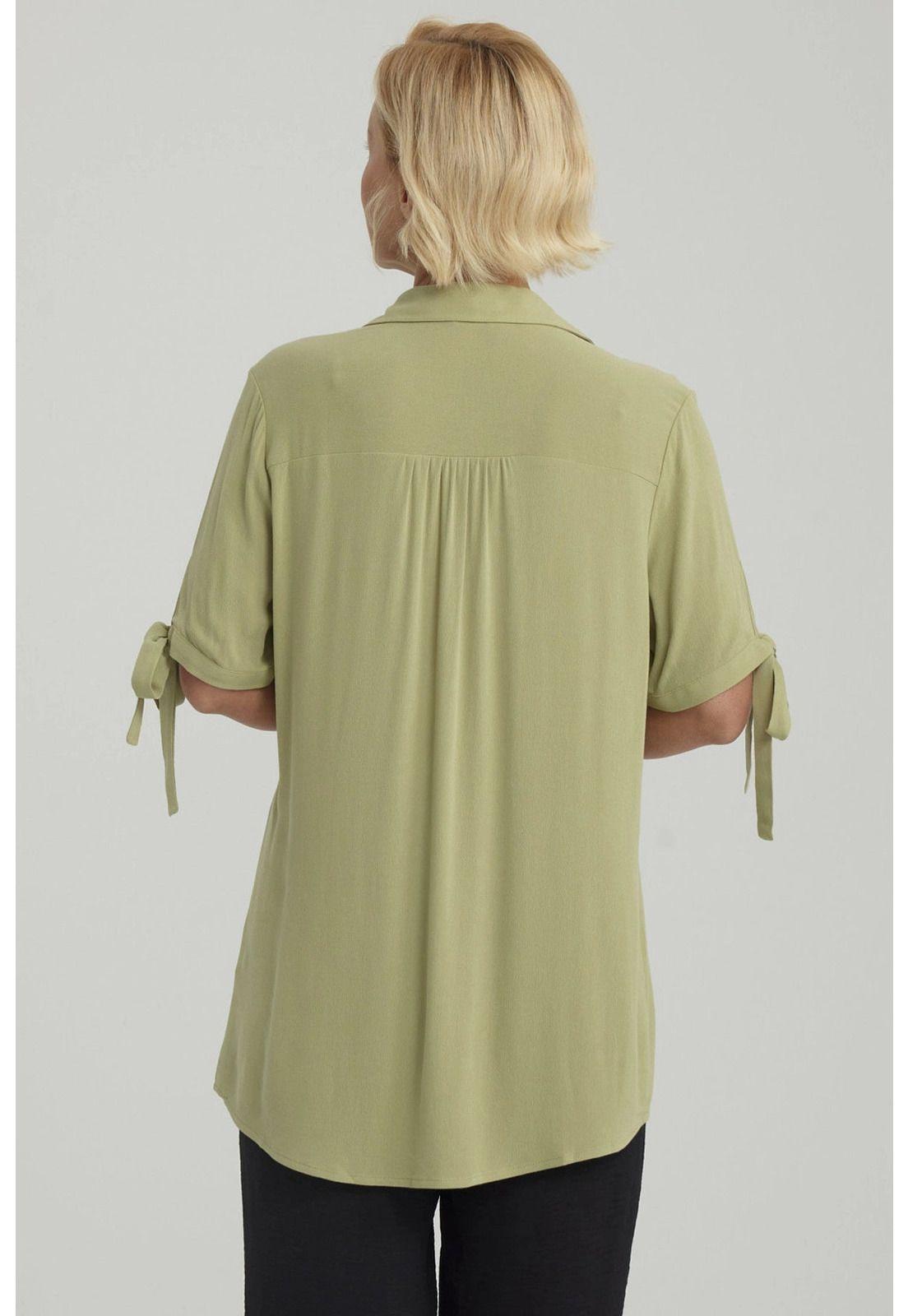 Blusa Mujer Amarra Verde Claro-2