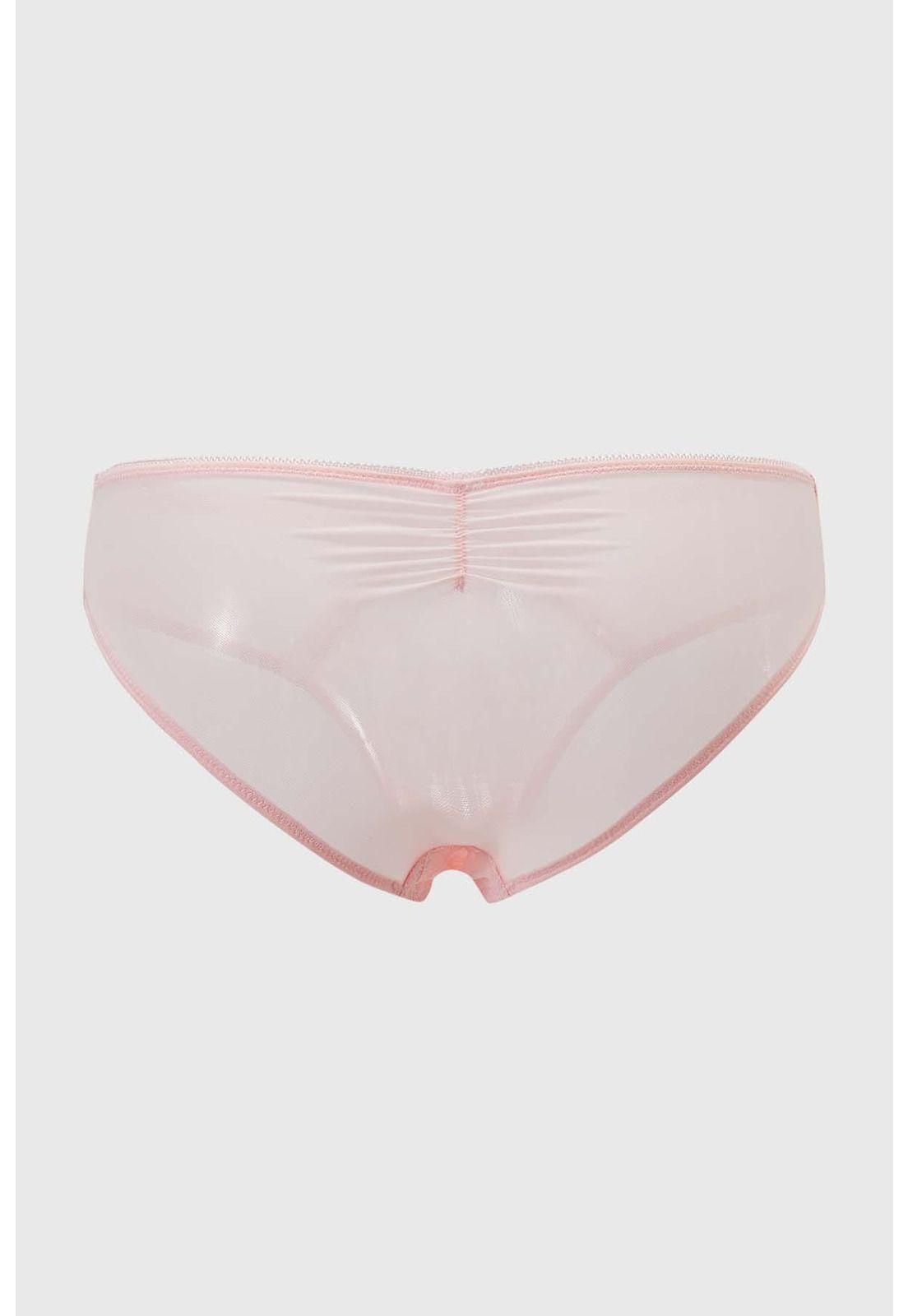 Calzón Mujer Pantaleta Encaje Palo Rosa - ll-1