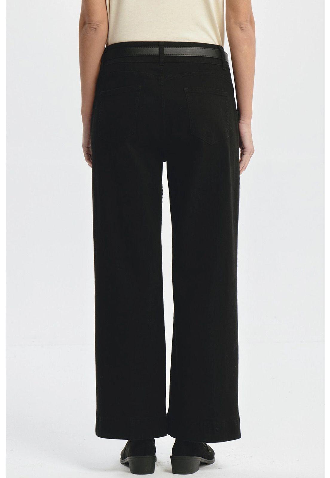 Jeans Mujer Calce Recto Negro - X-2