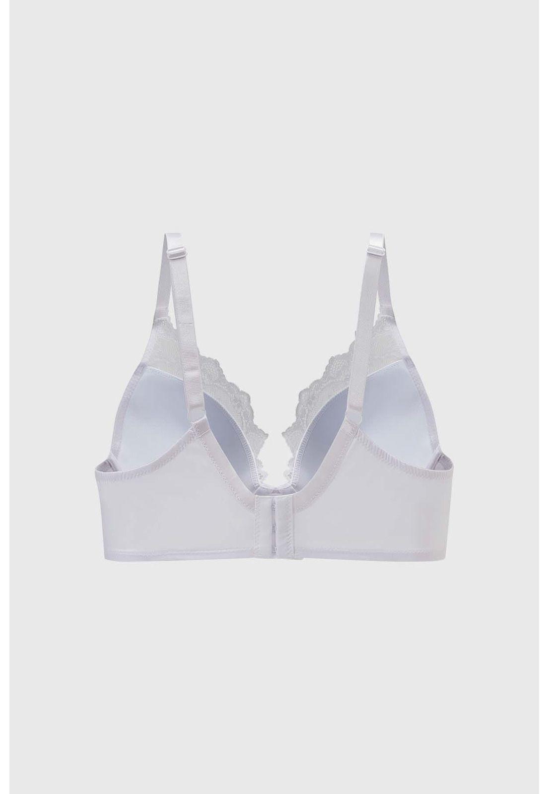 Sostén Mujer Copa Con Detalle Blanco-1