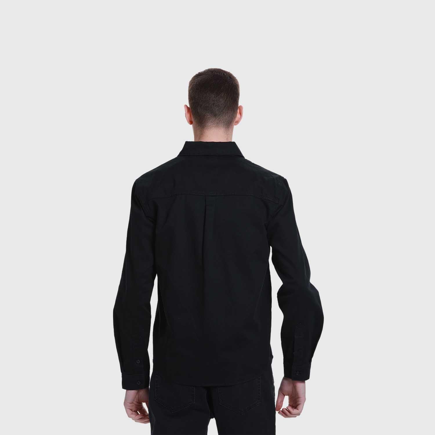 Camisa Hombre Sobrecamisa Con Bolsillo Gris-2