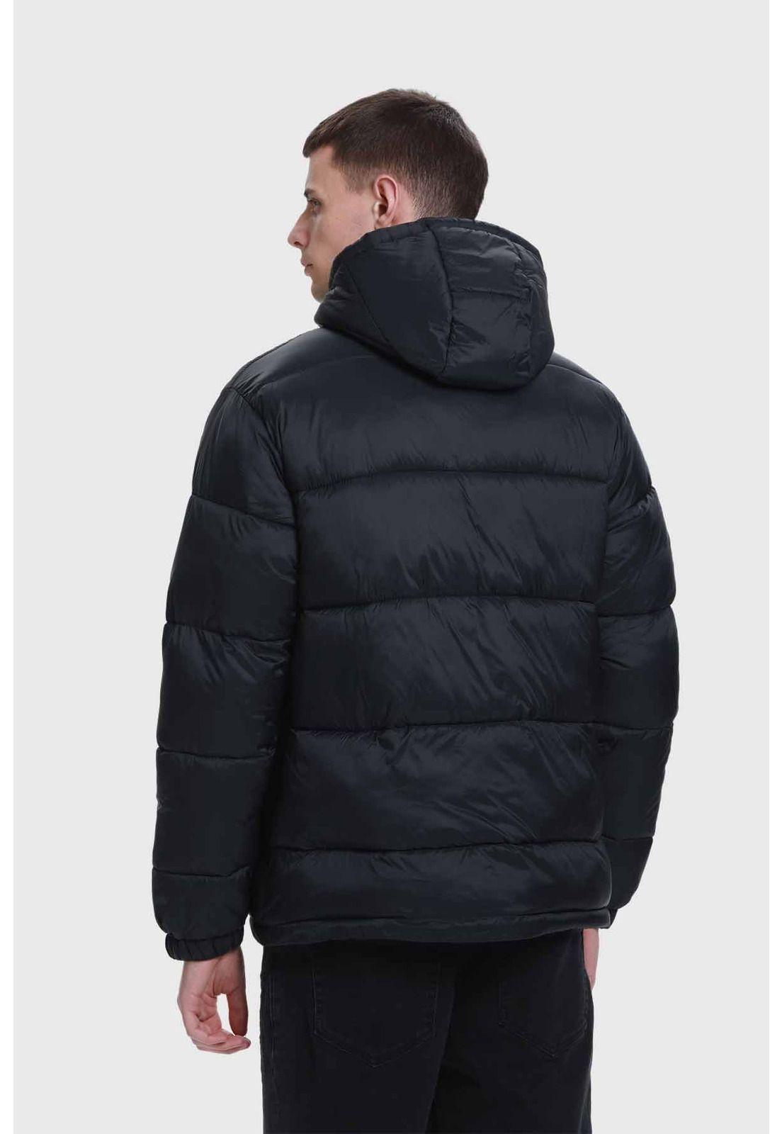 Parka Hombre Básica Negro-2