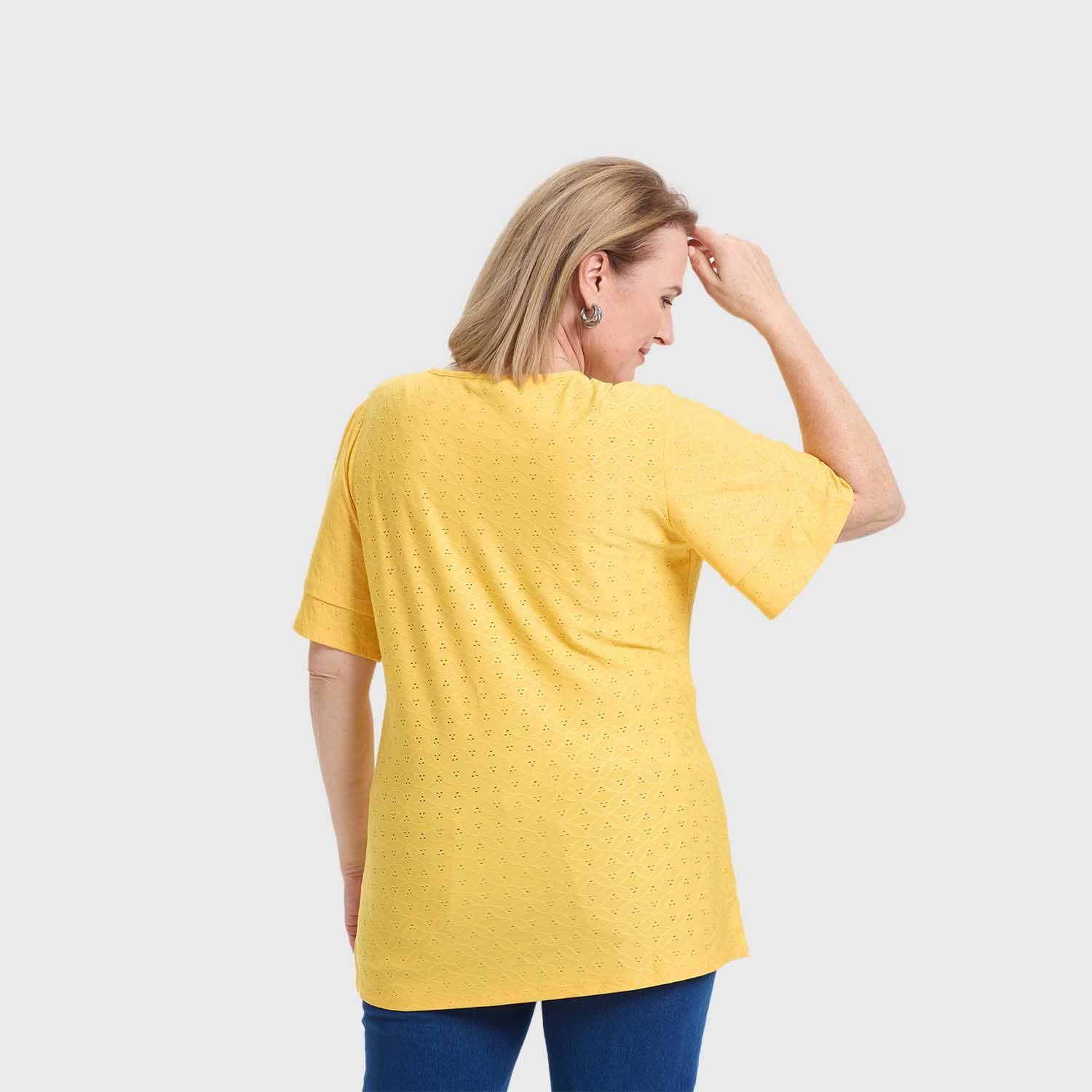 Polera Mujer Lisa Amarillo Fashion's Park-2