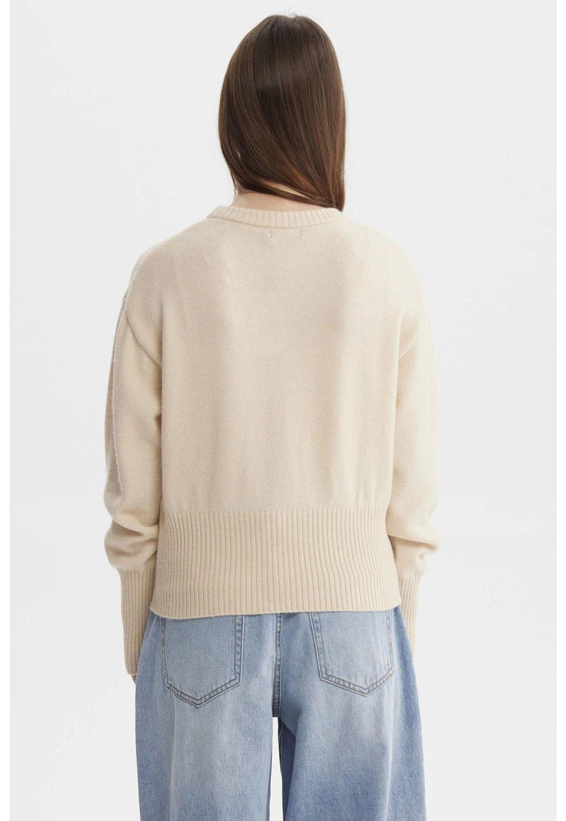 Sweater Mujer Juvenil Beige - ll-2