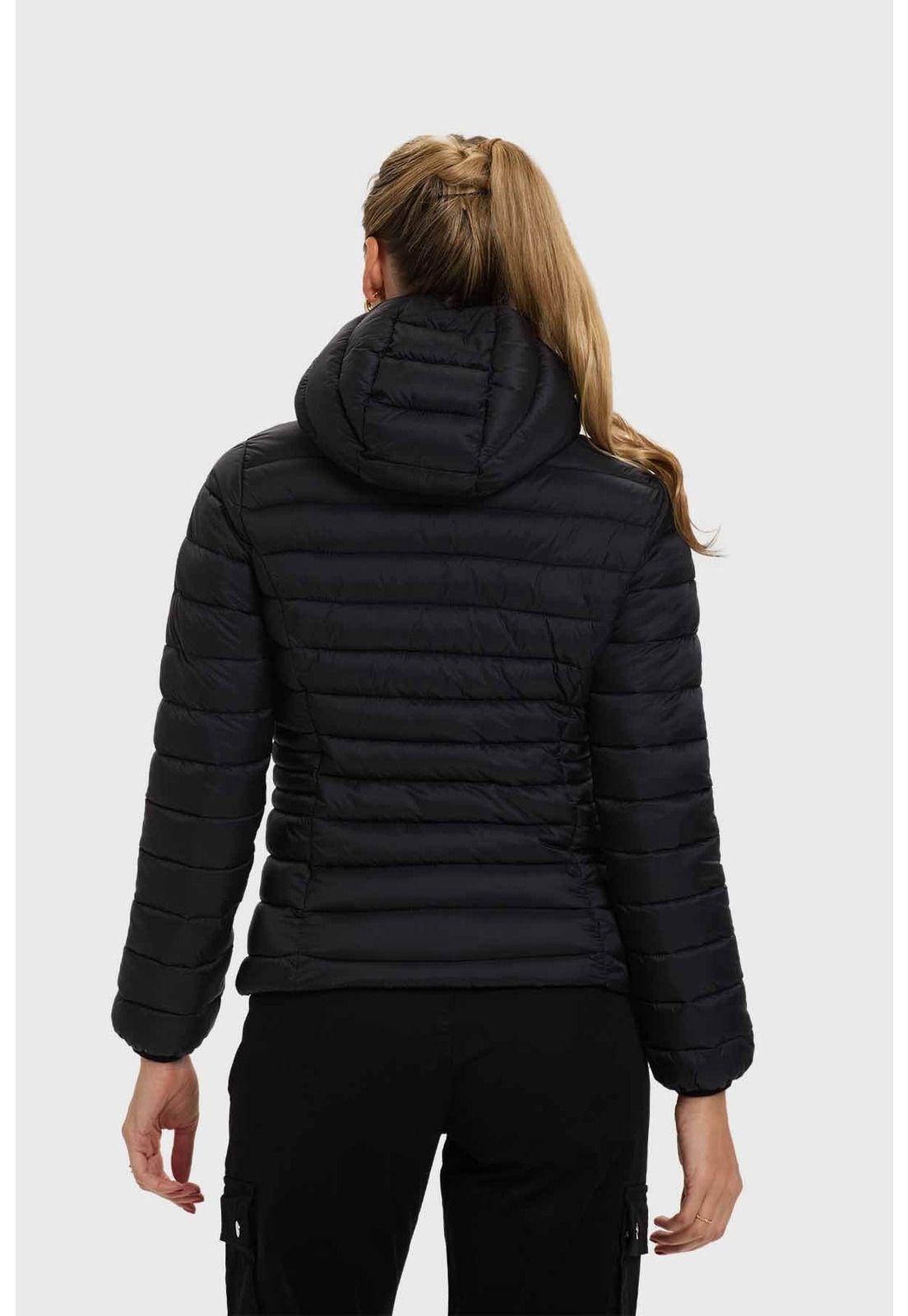 Parka Mujer Corta Plummy Negro-2