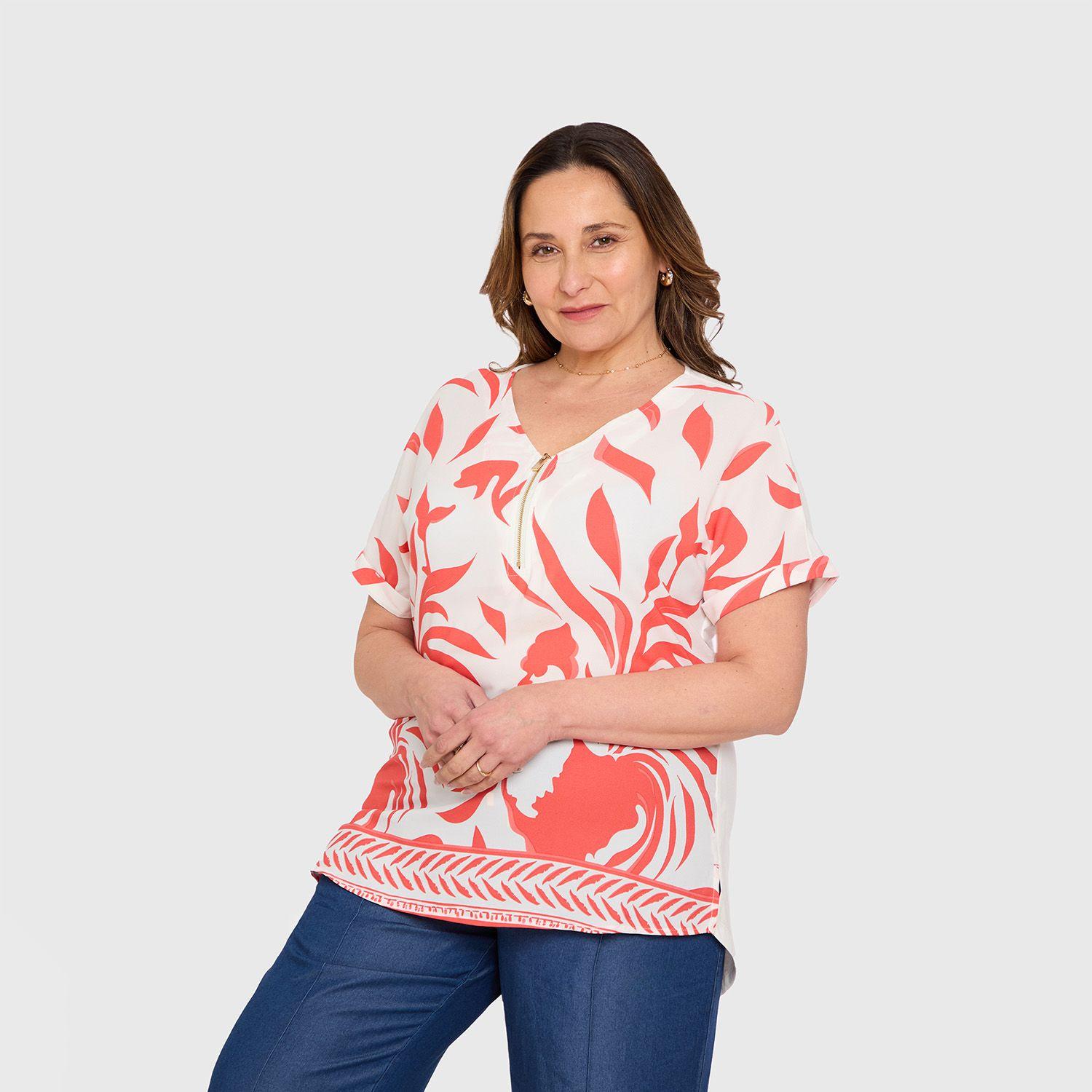 Blusa Mujer Rapport Coral Fashions Park-1