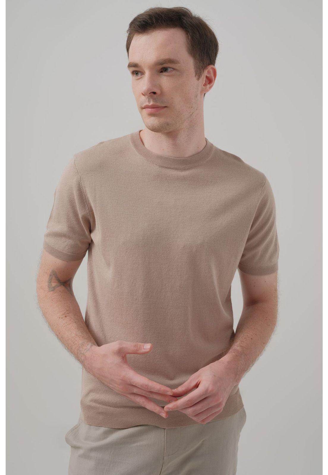 Sweater Hombre Casual Beige Oscuro-0