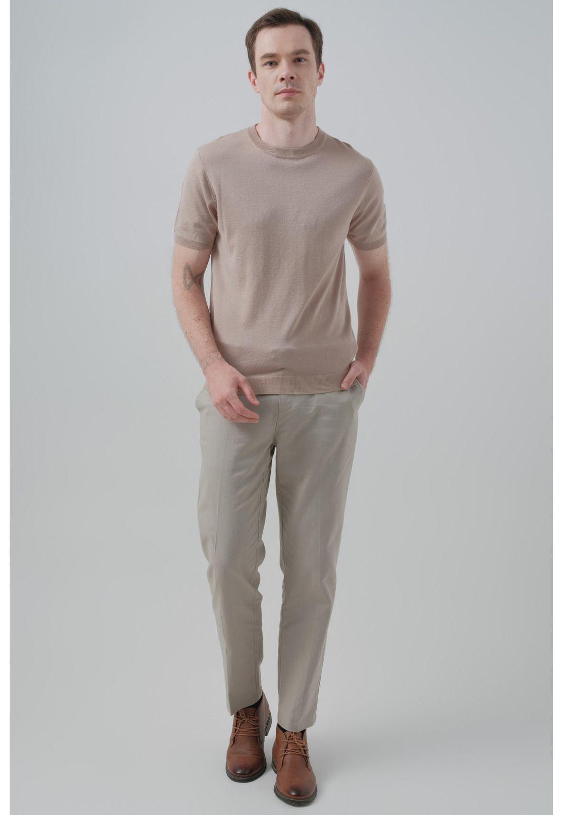 Sweater Hombre Casual Beige Oscuro-3