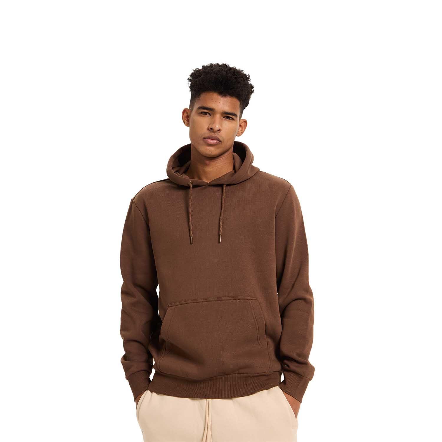 Polerón Hombre Hoodie Básico Chocolate Fashion's Park-0