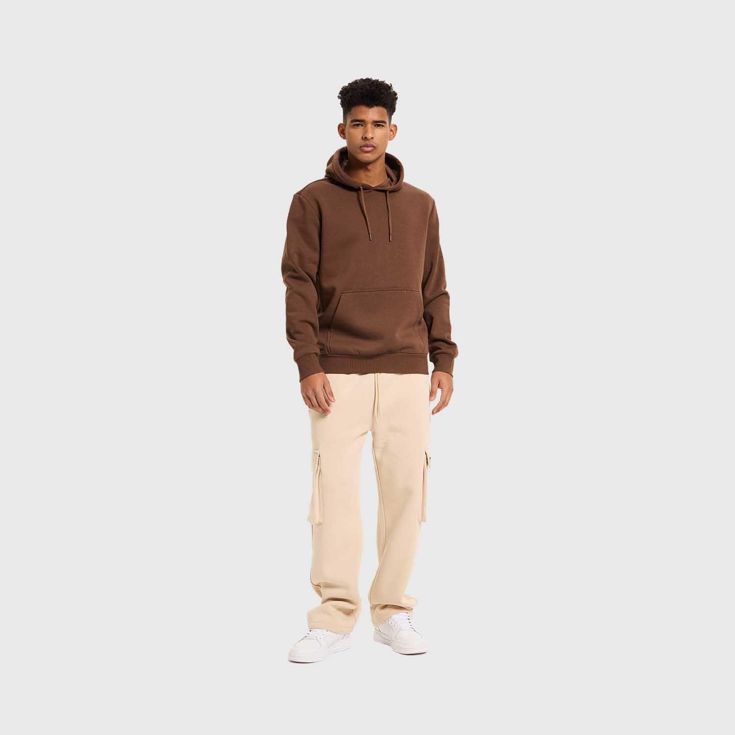 Polerón Hombre Hoodie Básico Chocolate Fashion's Park-3