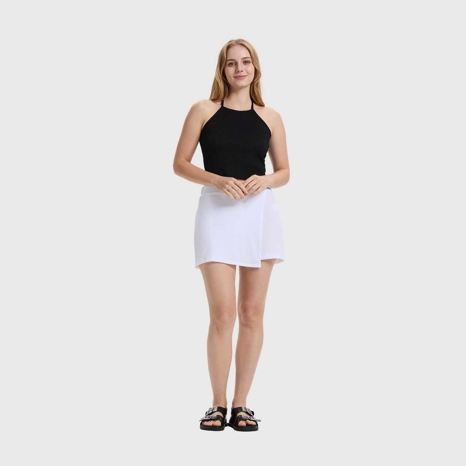 Polera Mujer Tiras Cuello Negro Fashion's Park-3