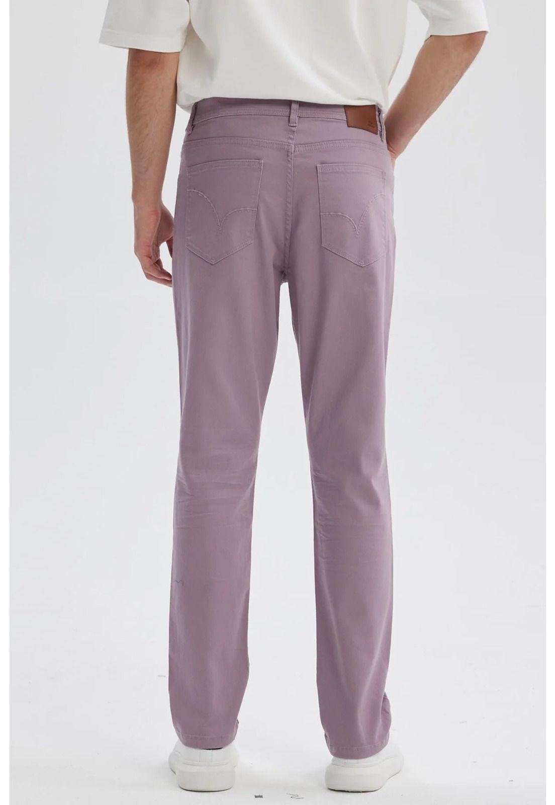 Jeans Hombre Slim Color Lila-2