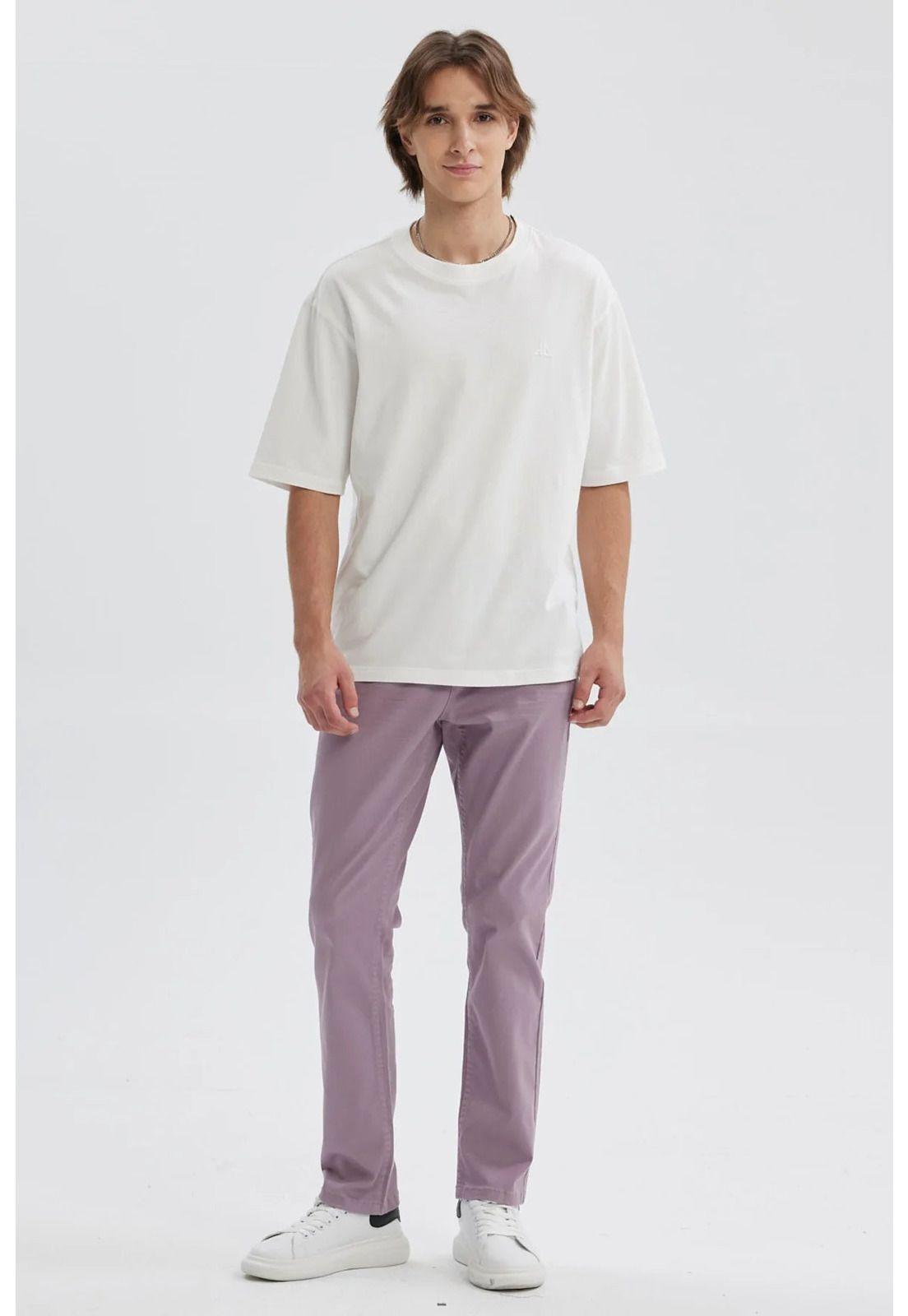 Jeans Hombre Slim Color Lila-3