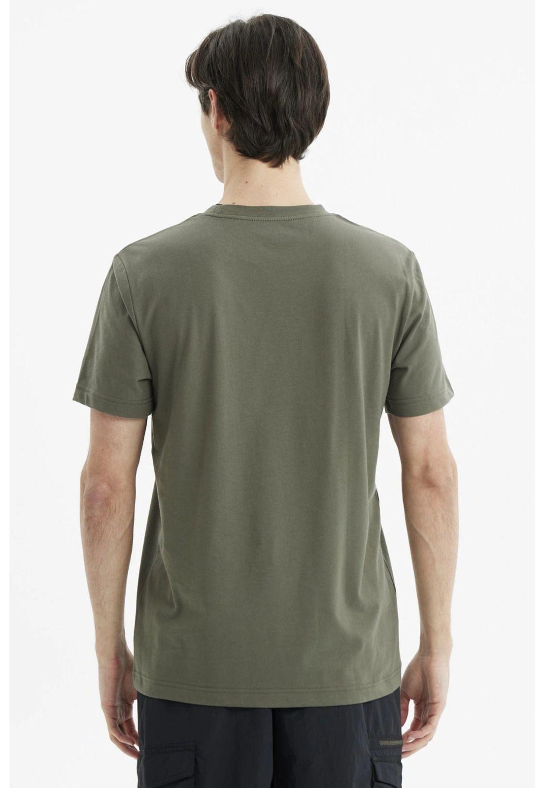 Polera Hombre Basket Verde Militar-2