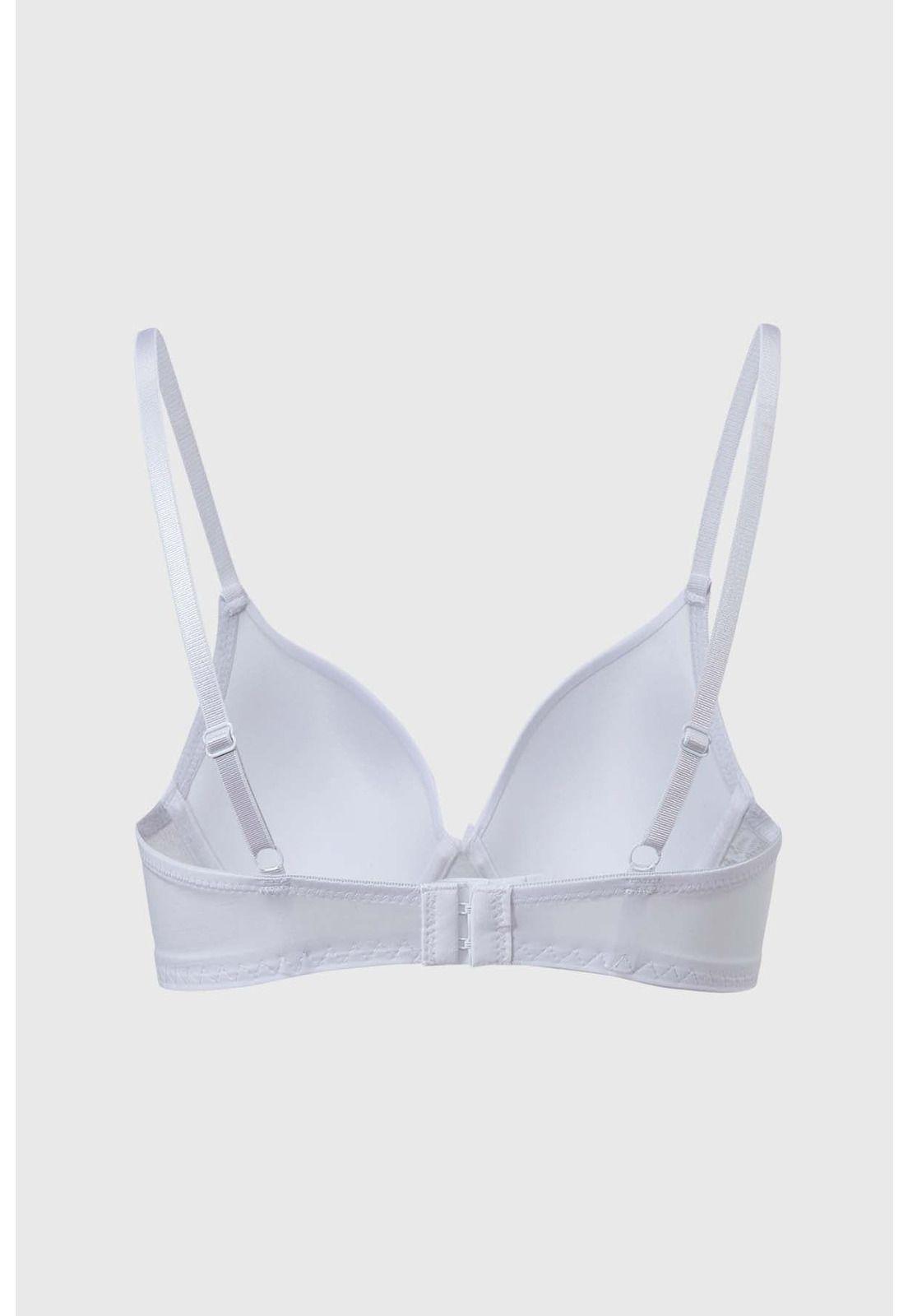 Sostén Mujer Peto Con Copa Rib Blanco-1