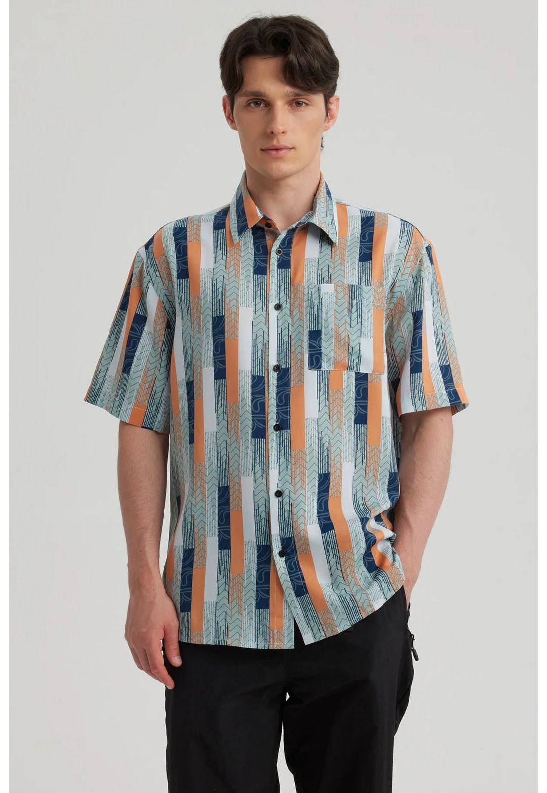 Camisa Hombre Rapport Verde - ll-0