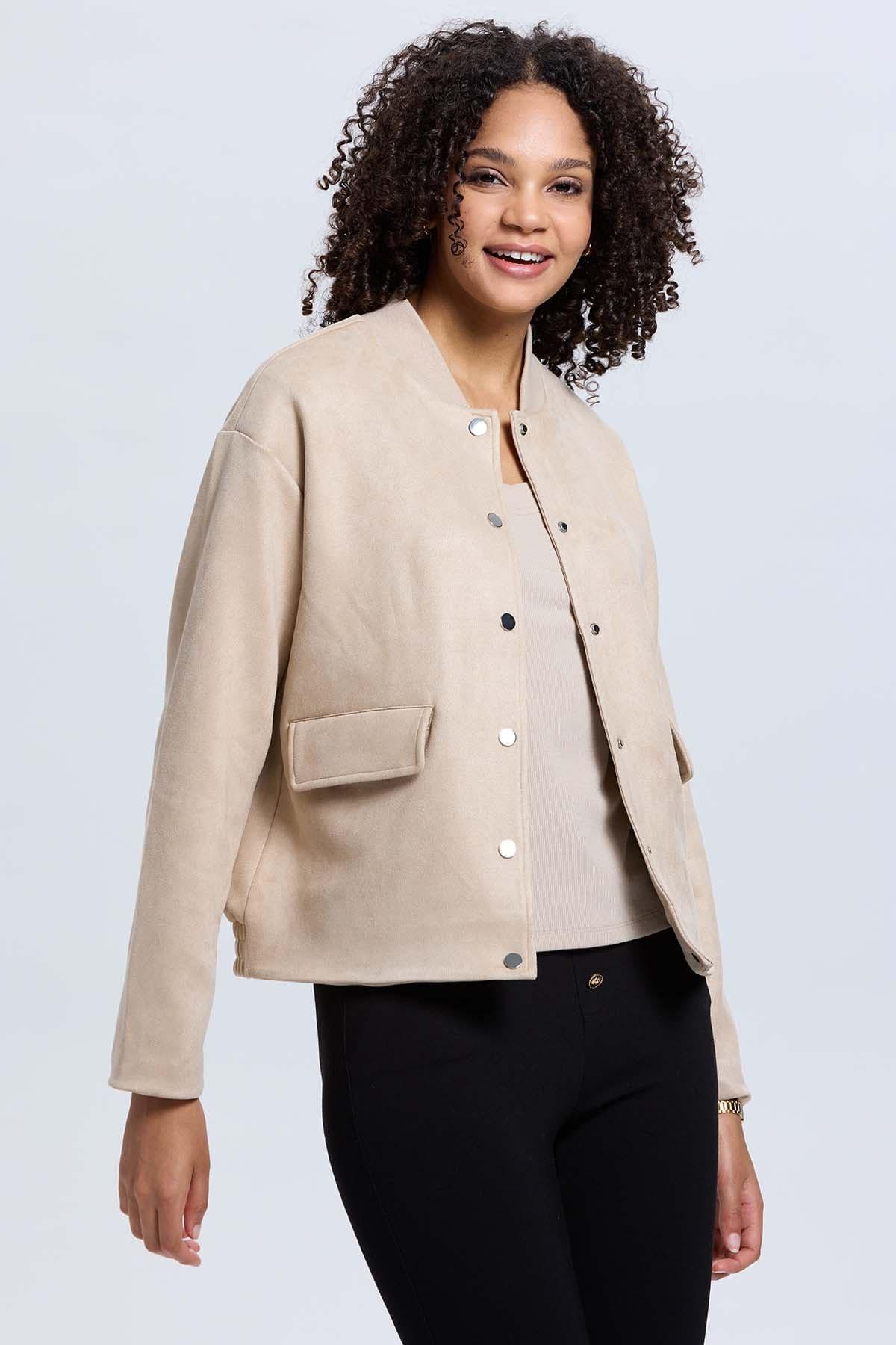 Chaqueta Mujer Antelina Beige-1