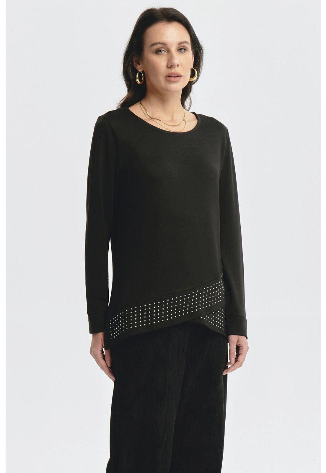 Polera Mujer Camman Detalle Negro-1