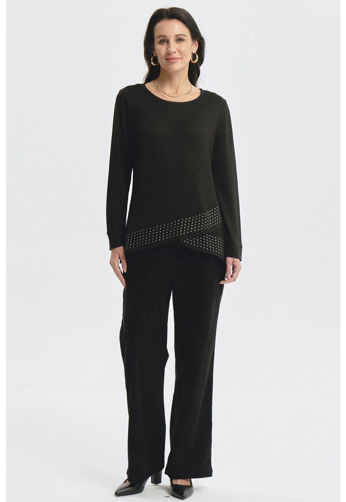 Polera Mujer Camman Detalle Negro-3