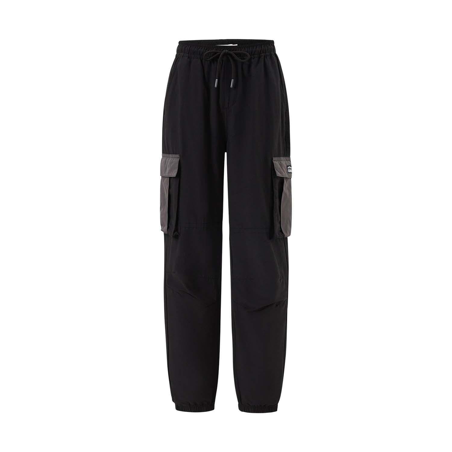 Pantalón Niño Cargo Parachute Negro Fashion's Park-0
