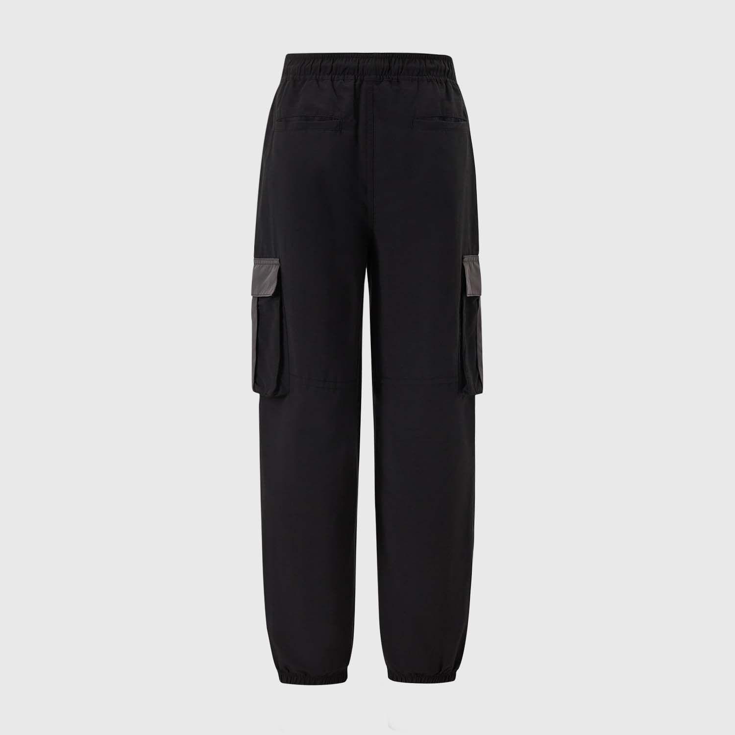 Pantalón Niño Cargo Parachute Negro Fashion's Park-1