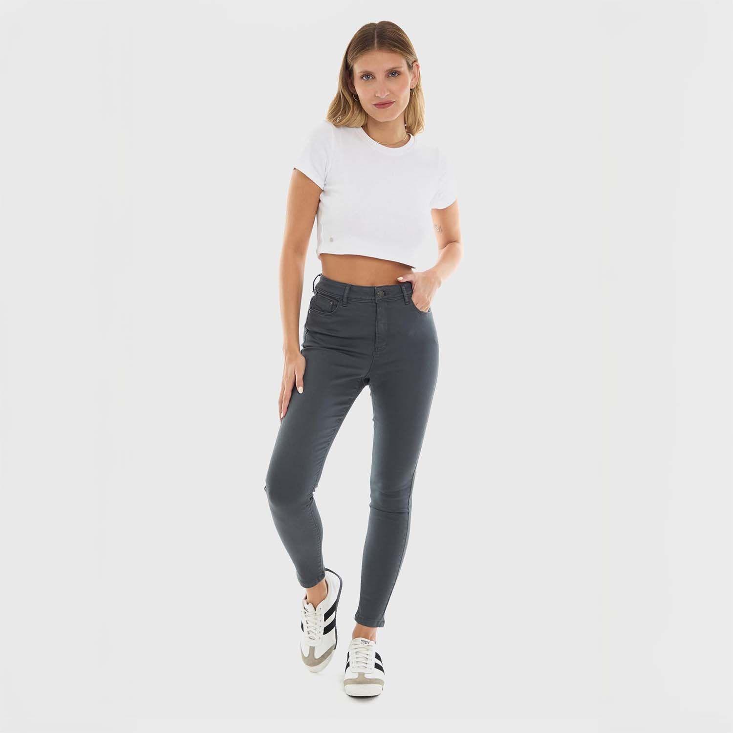 Jeans Mujer Emilia Gris Fashion's Park-3