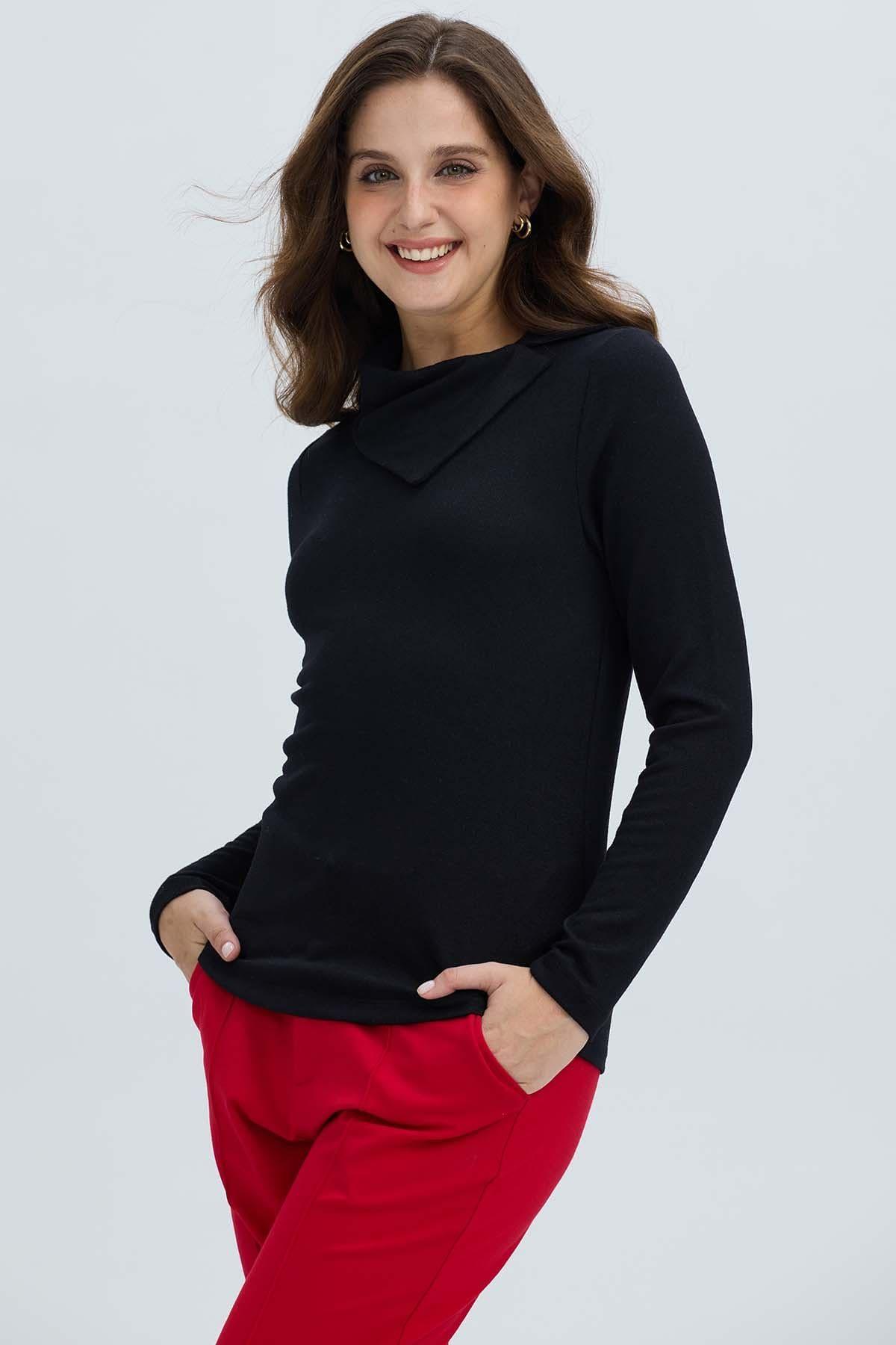 Sweater Mujer Casual Negro II-0