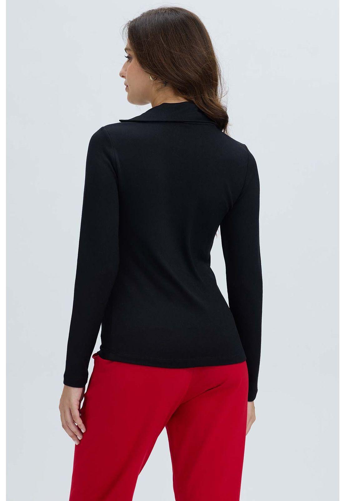 Sweater Mujer Casual Negro - ll-2