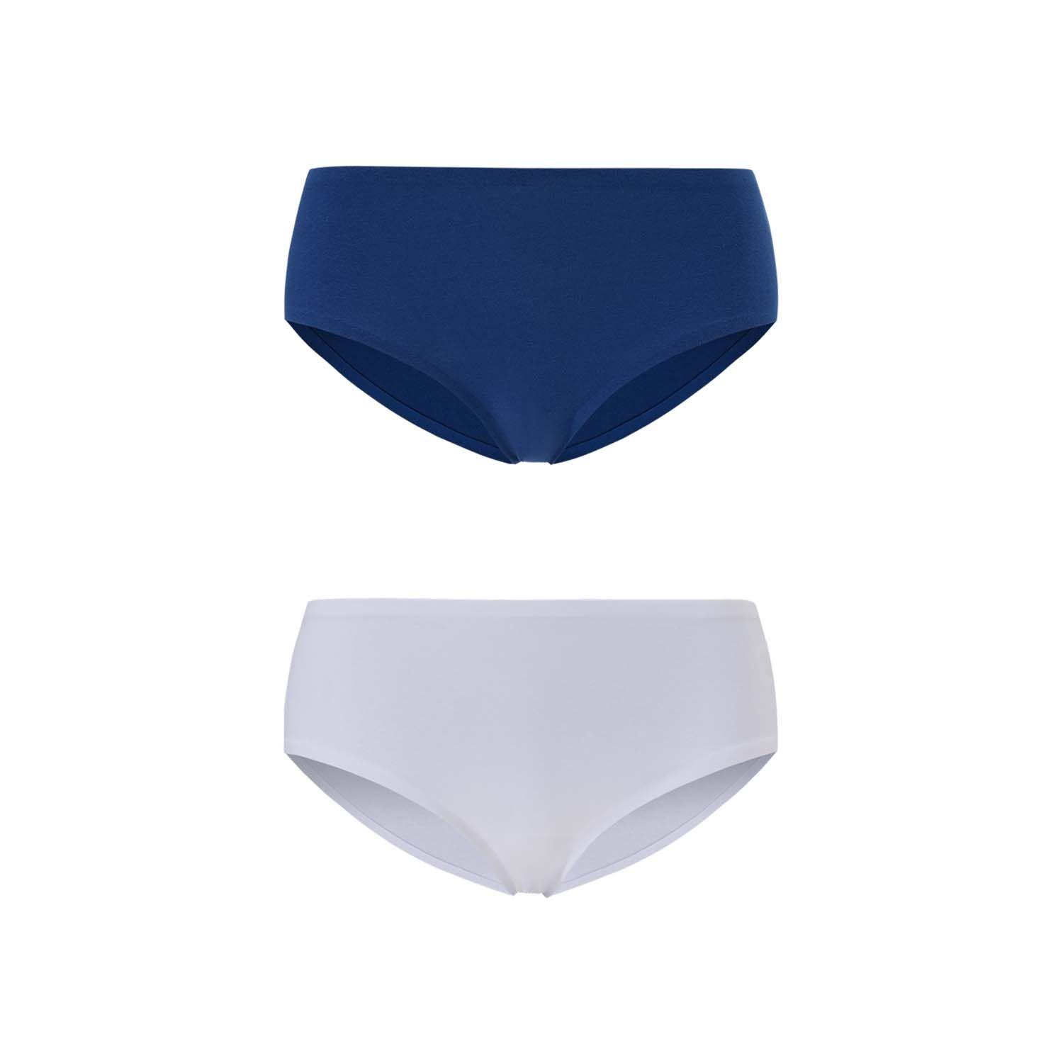 Calzón Mujer Bipack Pantaleta Algodón Azul Fashion's Park-0