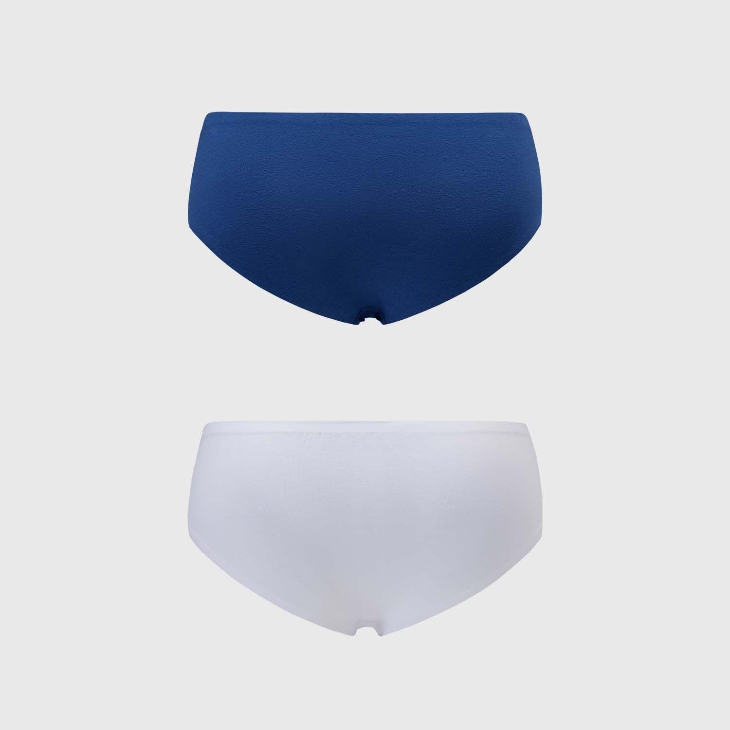 Calzón Mujer Bipack Pantaleta Algodón Azul Fashion's Park-1