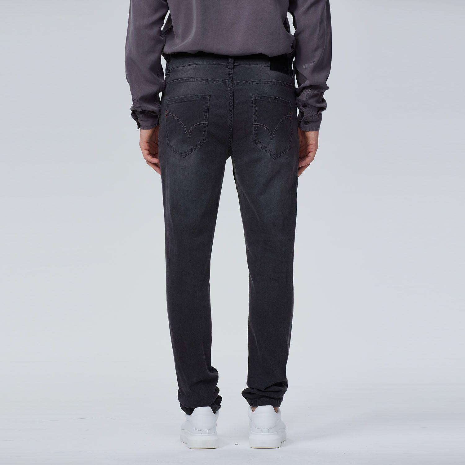 Jeans Skinny 101 Gris Oscuro Hombre-2