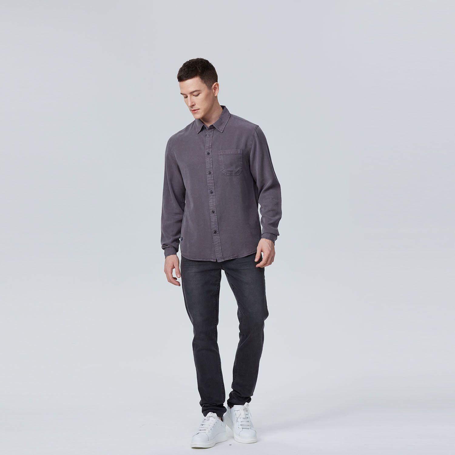 Jeans Skinny 101 Gris Oscuro Hombre-3