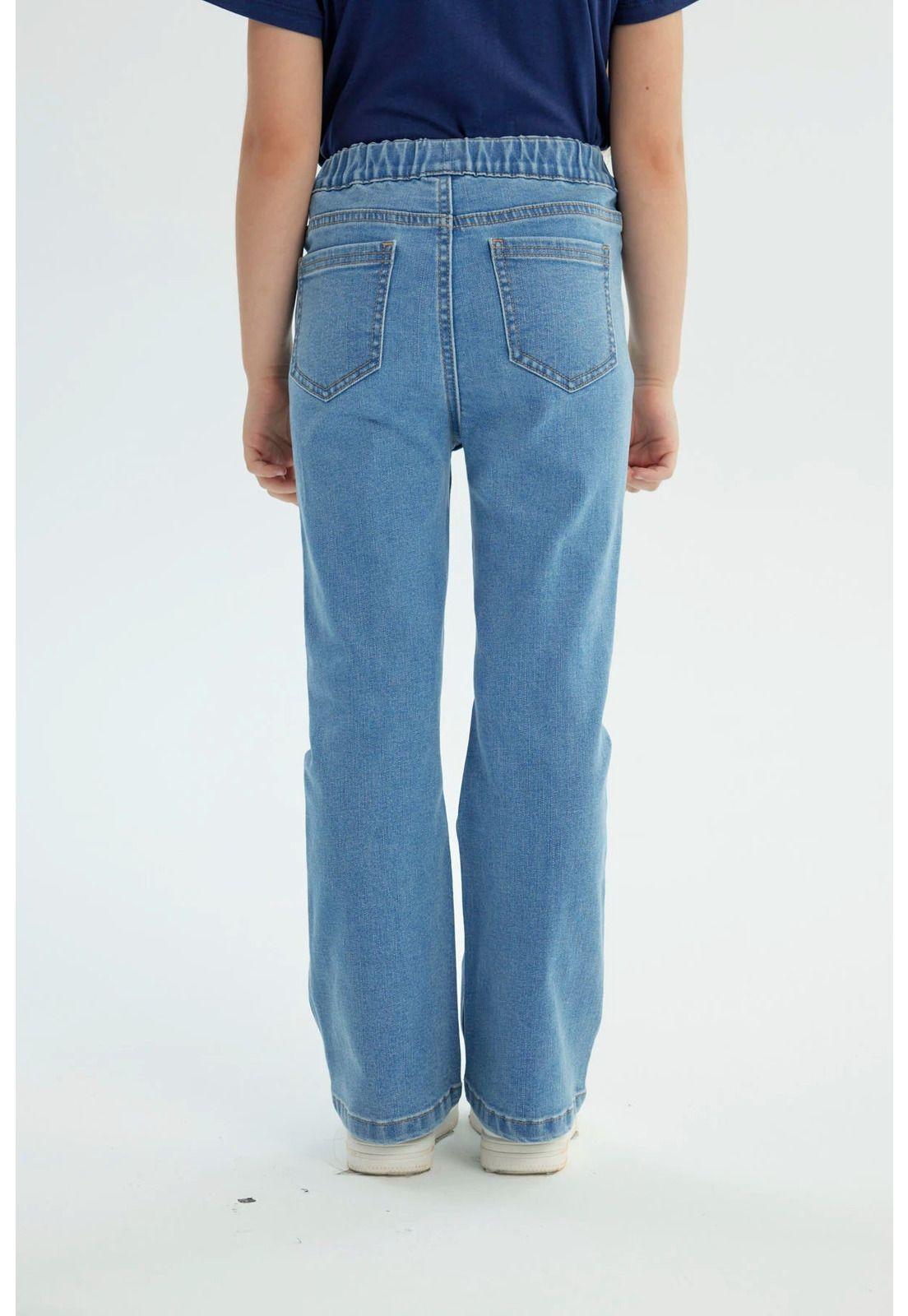 Jeans Niña Flare Azul - Vlll-2