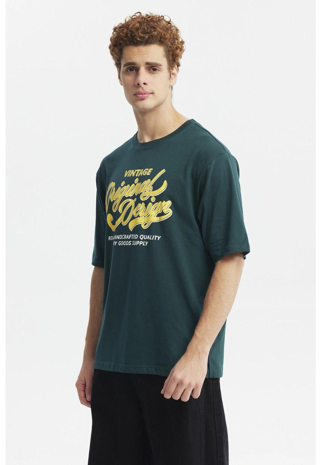 Polera Hombre Juvenil Verde-1