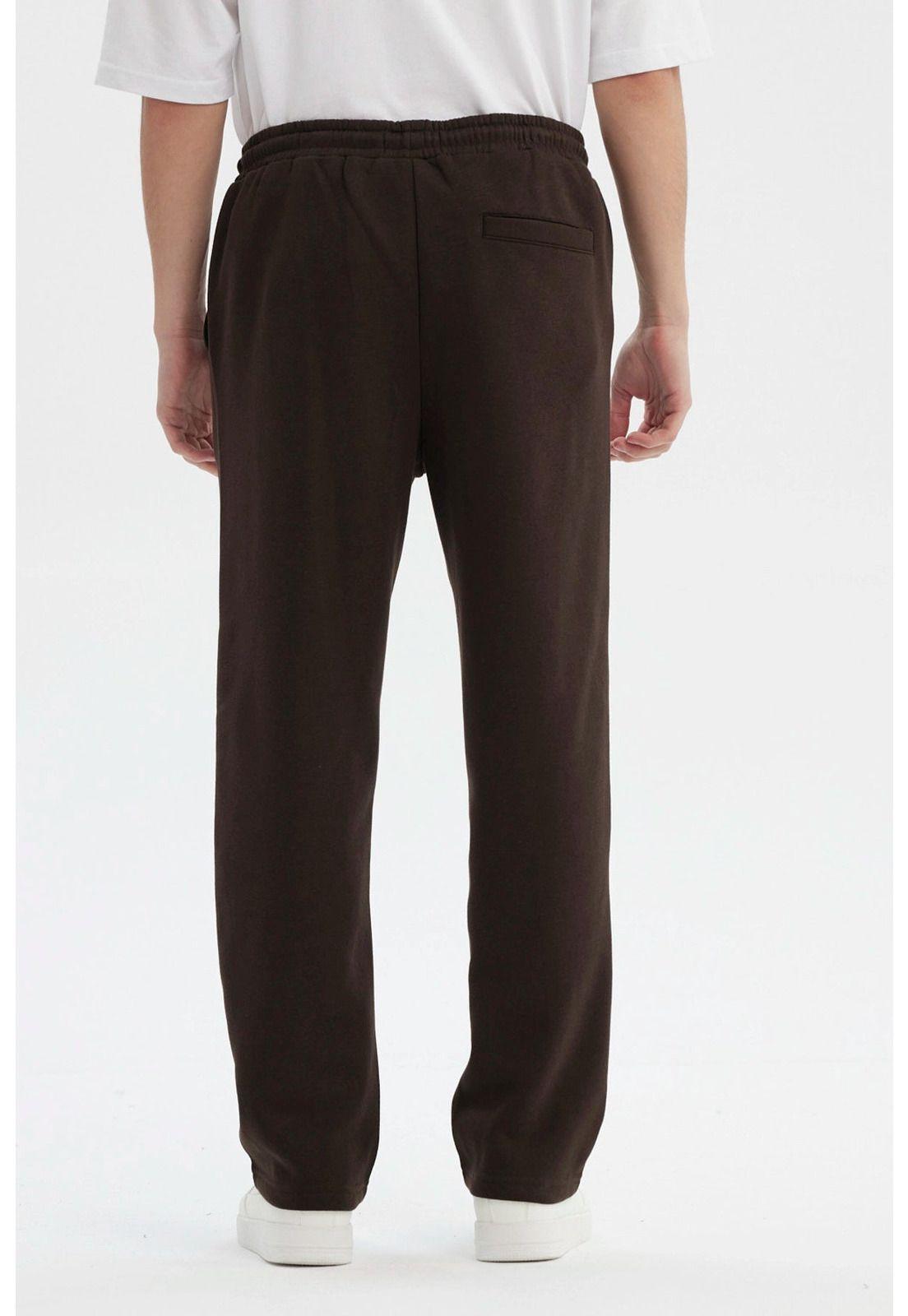 Pantalón Buzo Hombre Calce Recto Chocolate - lll-2