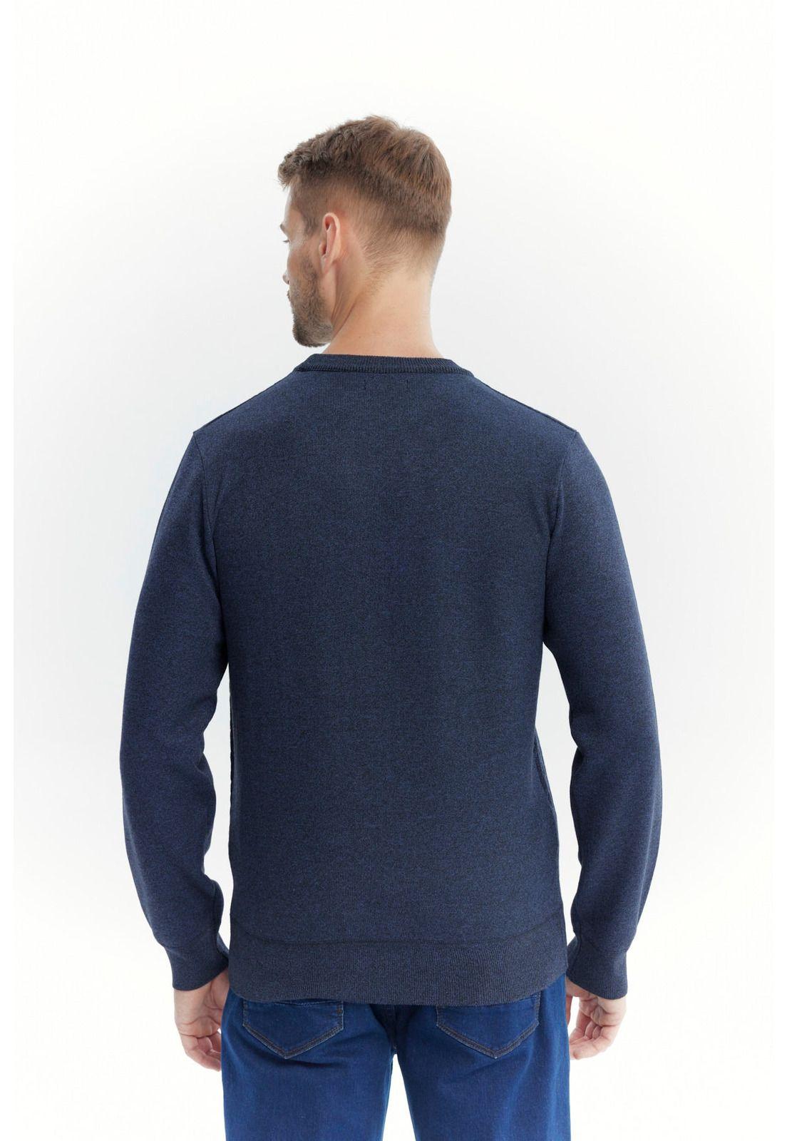 Sweater Hombre Regular Azul Marino-2
