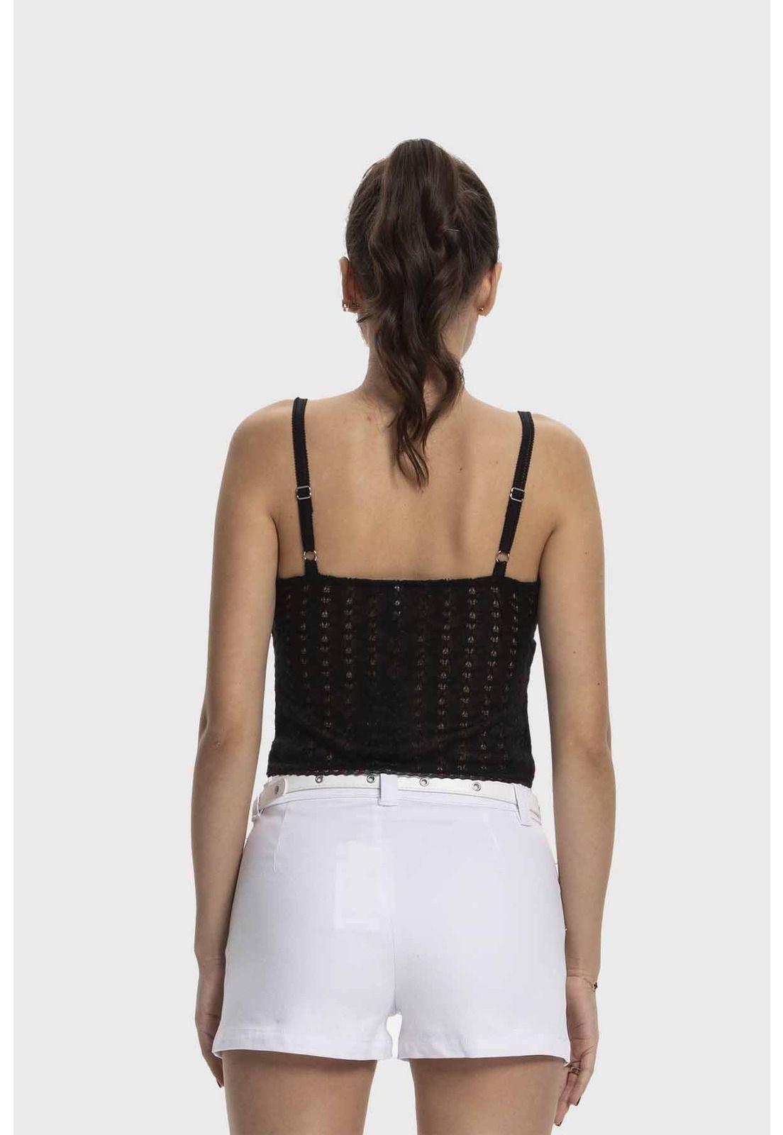 Polera Mujer Con Lazo Negro-2