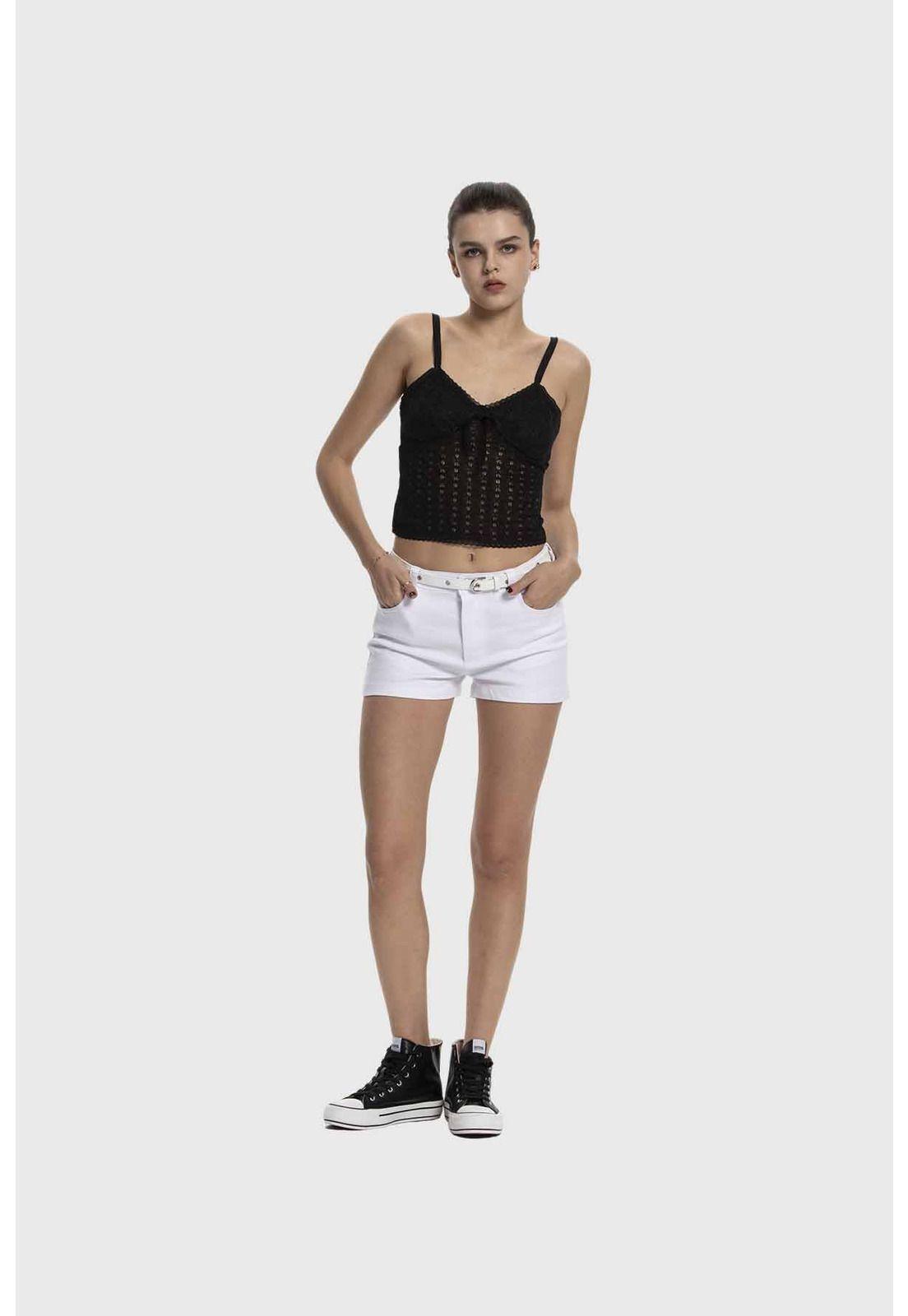 Polera Mujer Con Lazo Negro-3