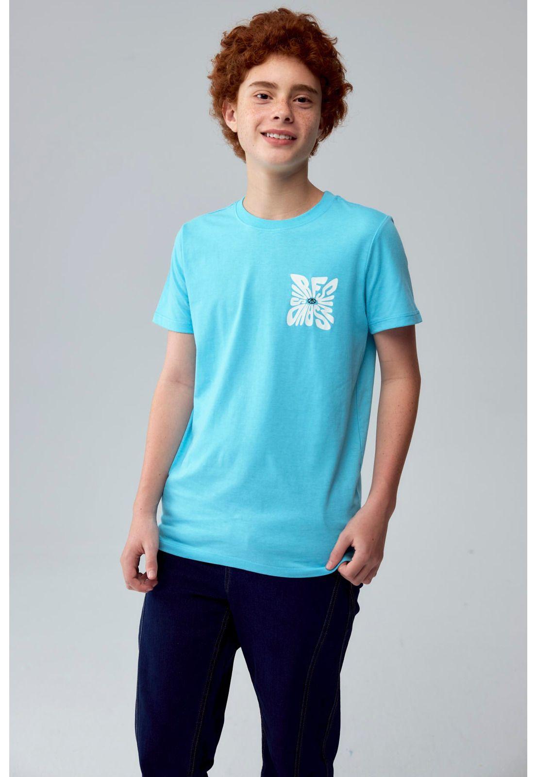 Polera Niño Print Menta-0