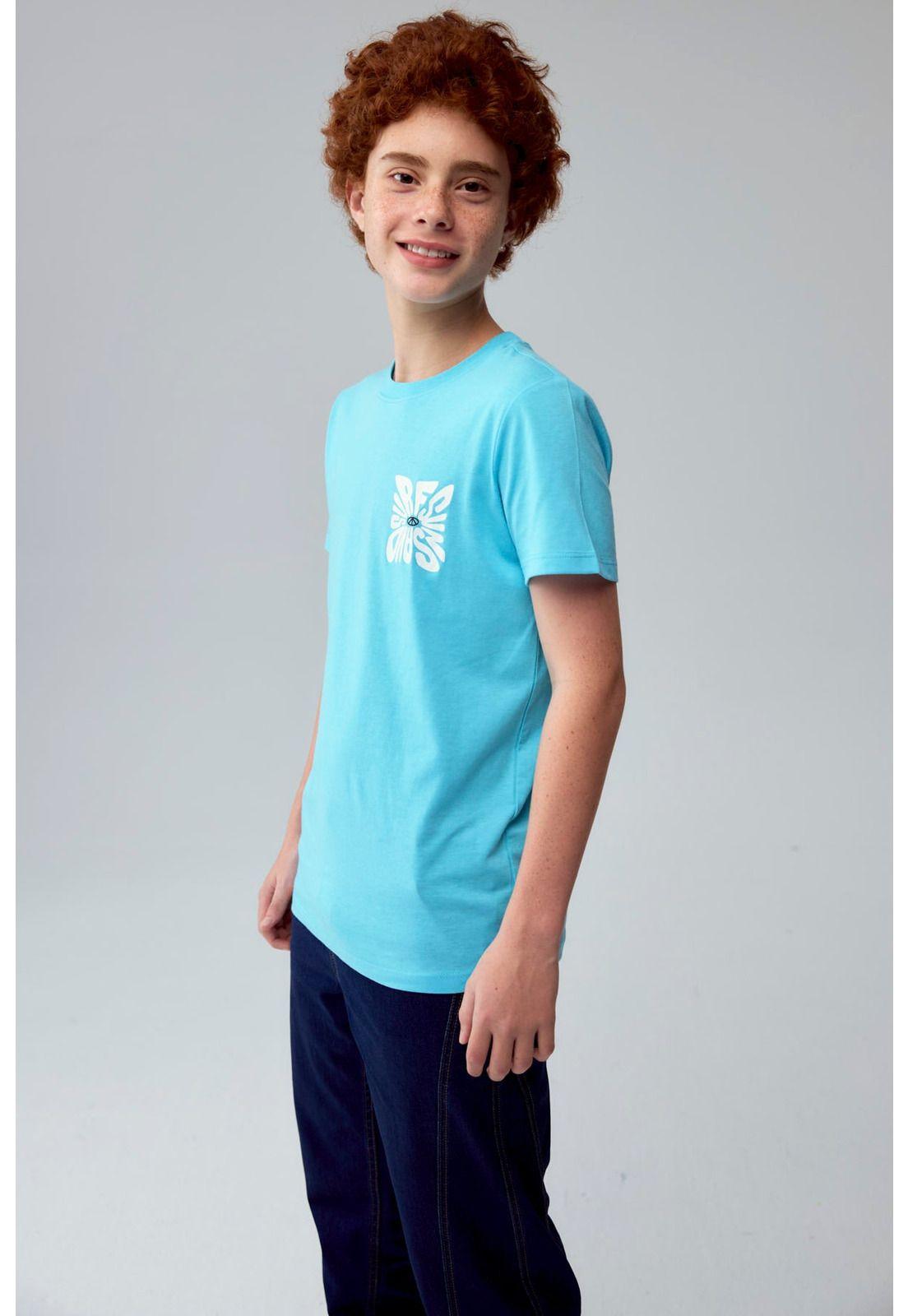 Polera Niño Print Menta-2