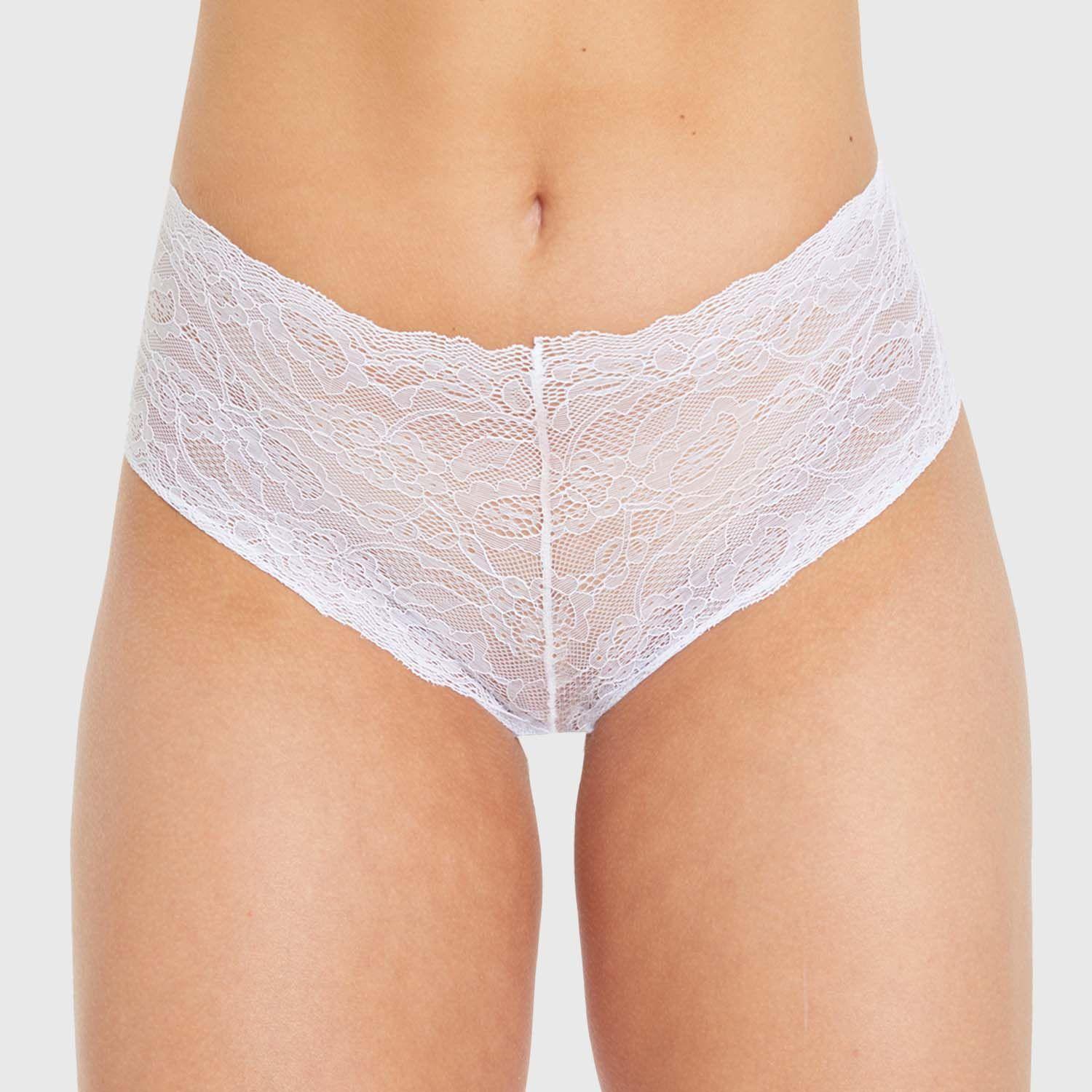 Calzón Pantaleta Full Encaje Rosado Mujer-1