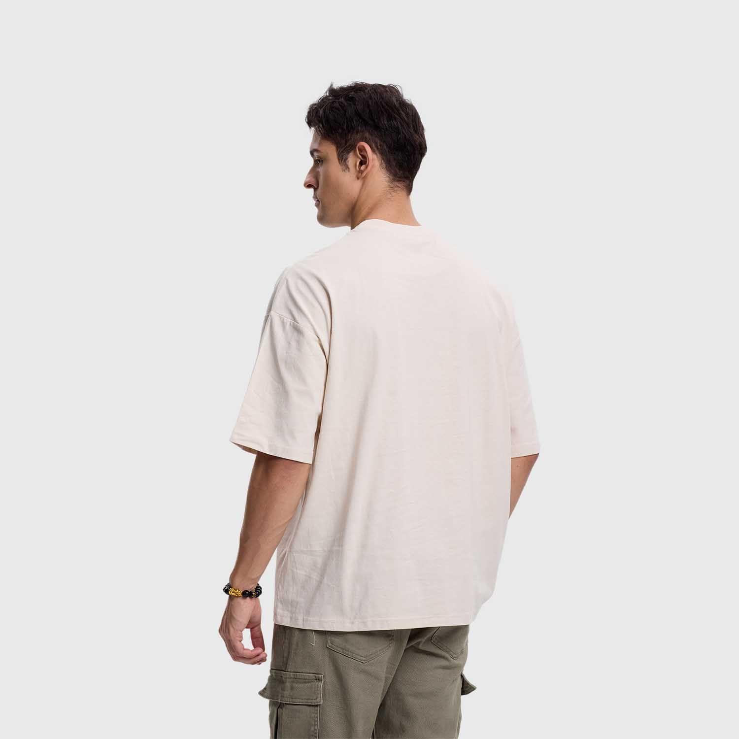 Polera Hombre Oversize Beige I Fashions Park-2