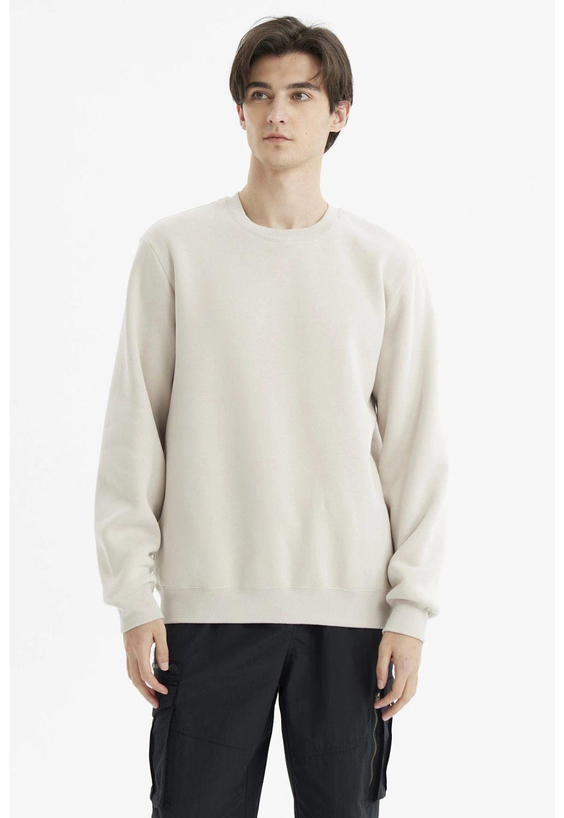 Polerón Hombre Básico Beige- ll-0