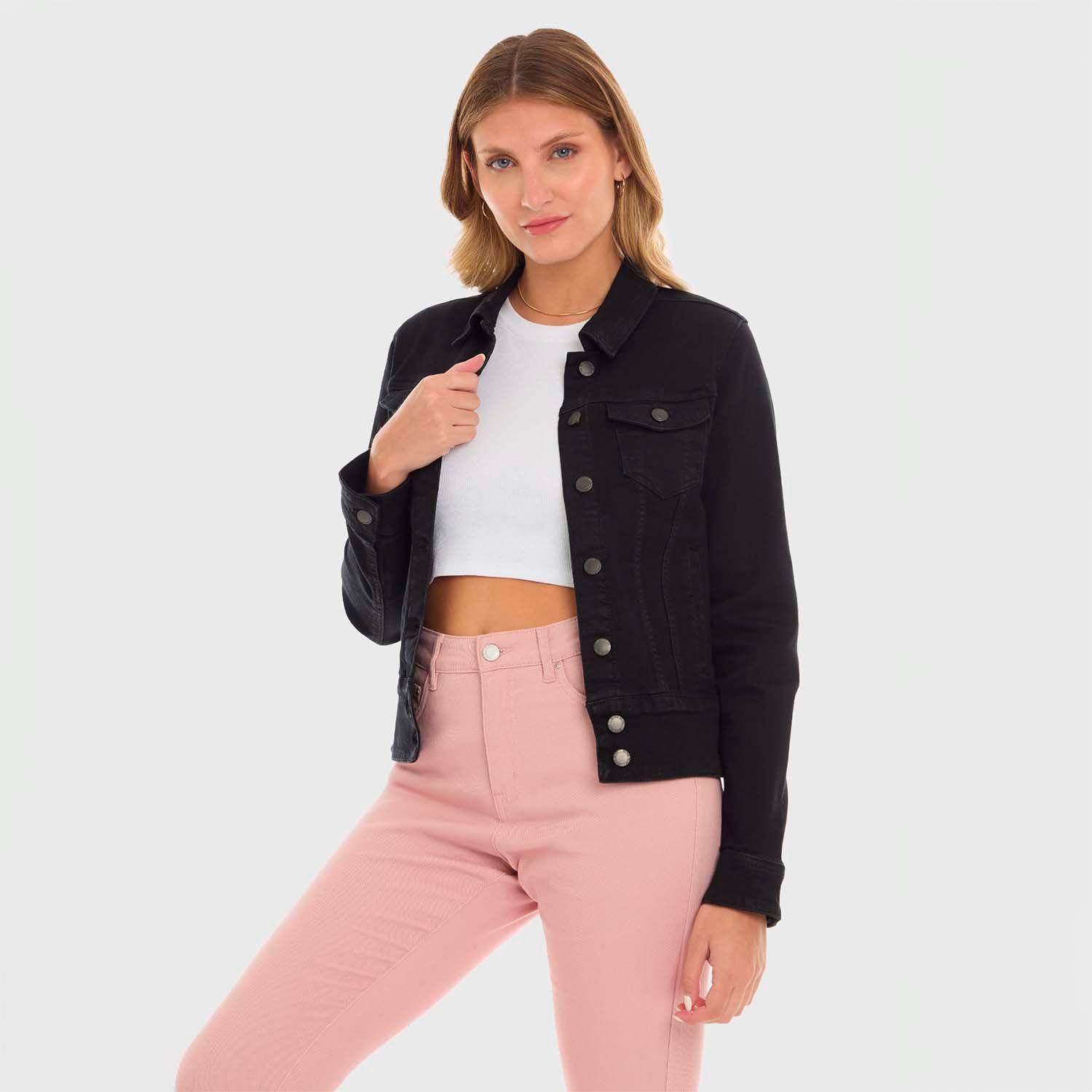 Chaqueta Mujer Clásica Negro Fashion's Park-1