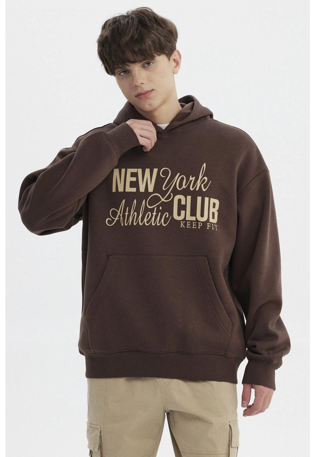 Polerón Hombre Slim Chocolate-0