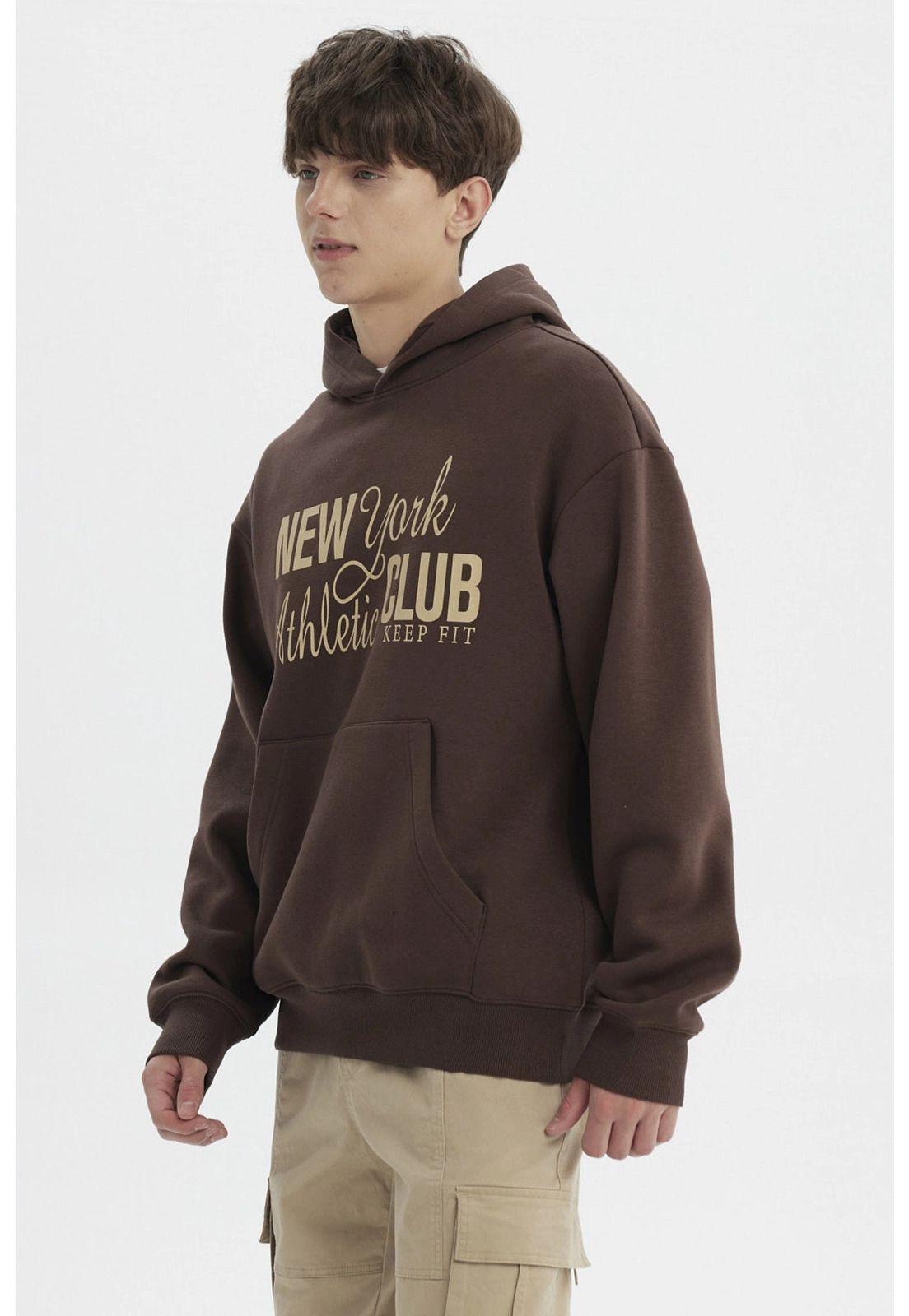 Polerón Hombre Slim Chocolate-1